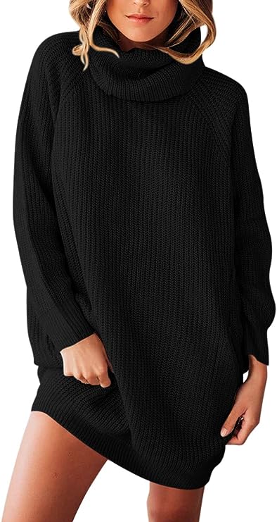 LuxeStrickmode - Überdimensionale Pulloverkleid