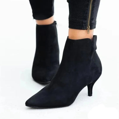 Famaro - Leopardenmuster-Mittelferse Stiefel