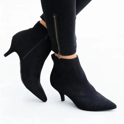 Famaro - Leopardenmuster-Mittelferse Stiefel