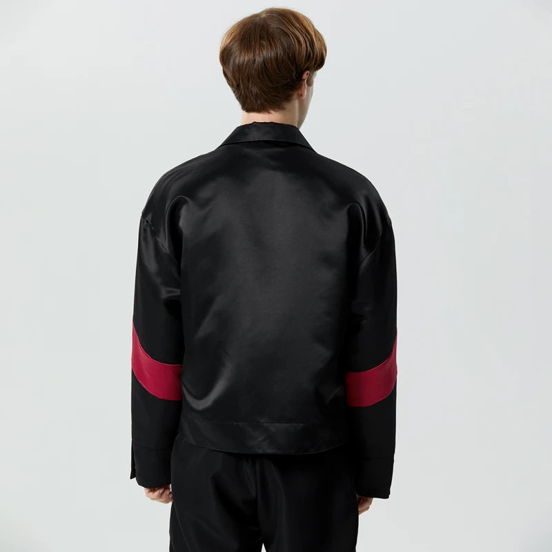 Jilmax - Satinjacke für Männer