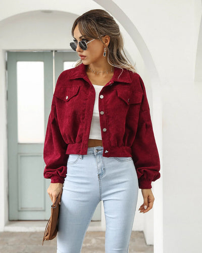 Novele - Kurze Jacke mit Laternenärmeln