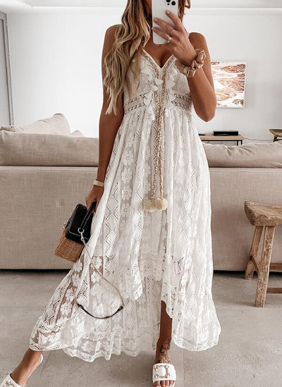 Mareyl S - Spitzen Maxikleid