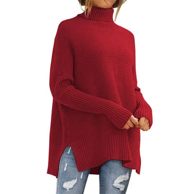Mithila - Pullover mit hohem Kragen für Frauen