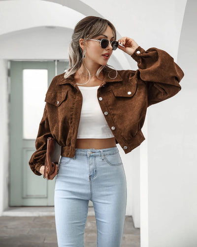 Novele - Kurze Jacke mit Laternenärmeln