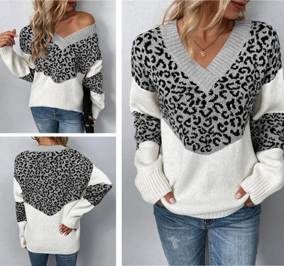 Kesier - Pullover mit Leopardenmuster
