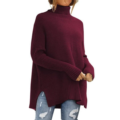 Mithila - Pullover mit hohem Kragen für Frauen