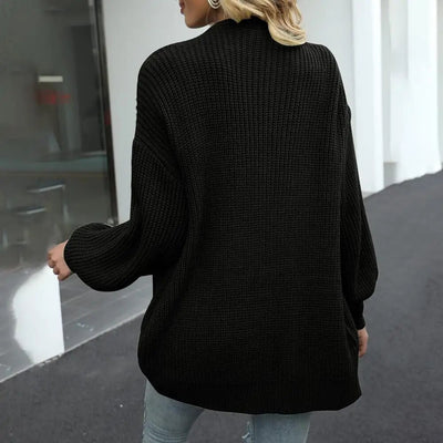 Zaqra - Gestrickte Strickjacke für Frauen