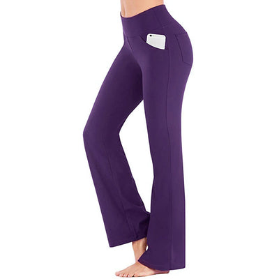 Suzzie Flare - Überkreuzte Yoga Leggings