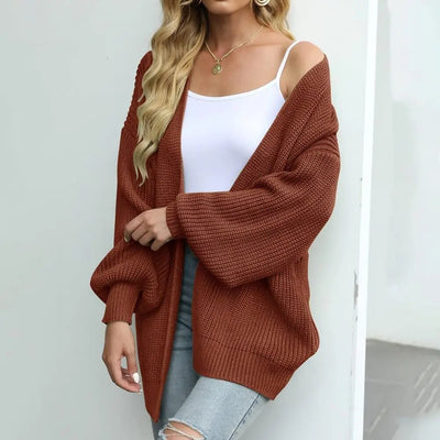 Zaqra - Gestrickte Strickjacke für Frauen