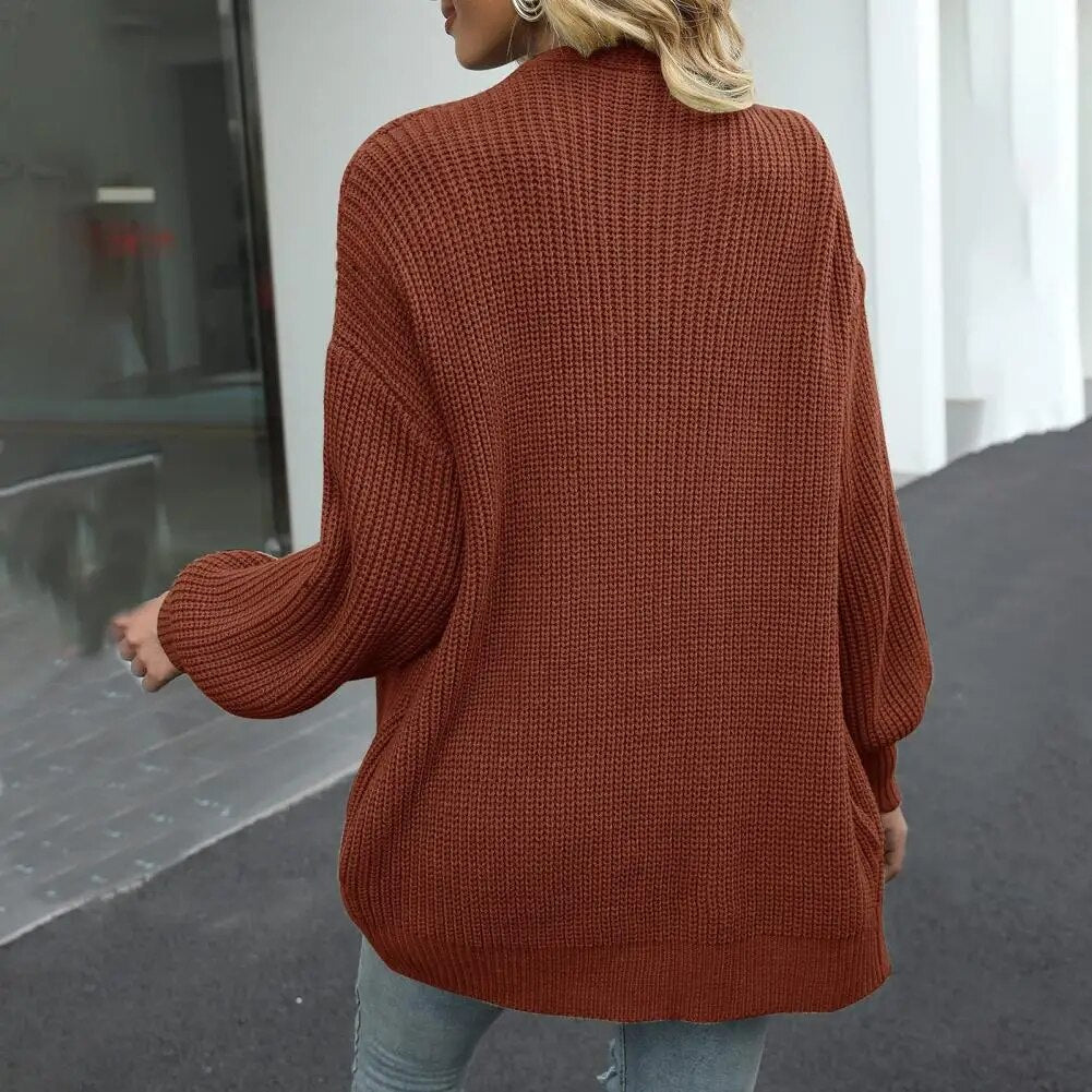 Zaqra - Gestrickte Strickjacke für Frauen