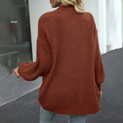 Zaqra - Gestrickte Strickjacke für Frauen