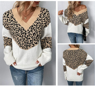 Kesier - Pullover mit Leopardenmuster