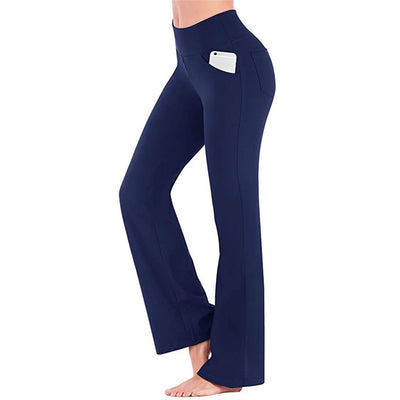 Suzzie Flare - Überkreuzte Yoga Leggings