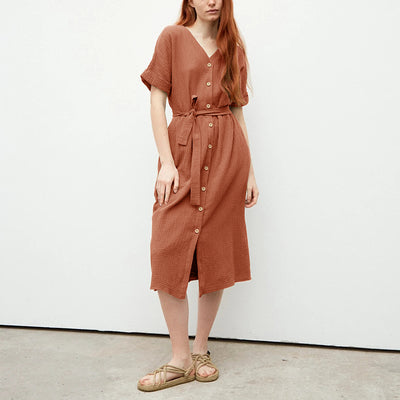 Famm Z - Sommerkleid mit V-Ausschnitt
