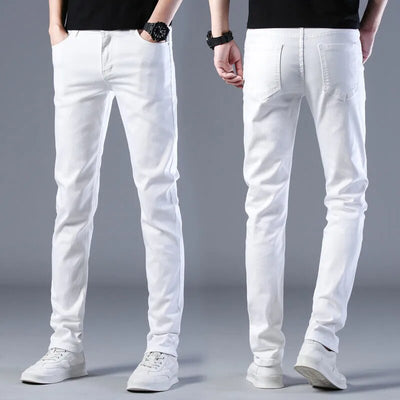 Azure - Slim Fit Elastische Hose für Männer