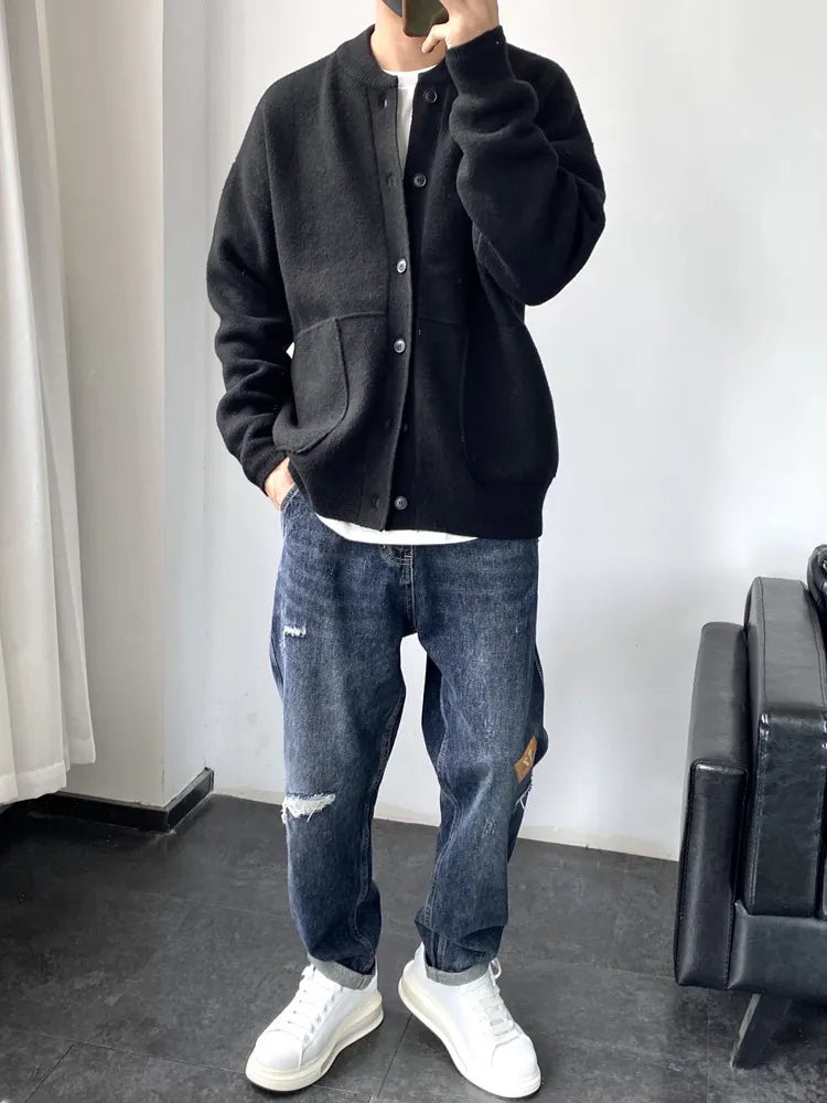 Ayle - Streetwear-Strickjacke für Männer