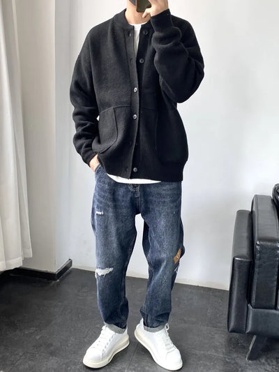 Ayle - Streetwear-Strickjacke für Männer