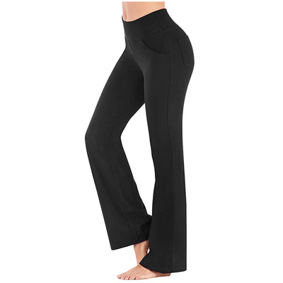 Suzzie Flare - Überkreuzte Yoga Leggings