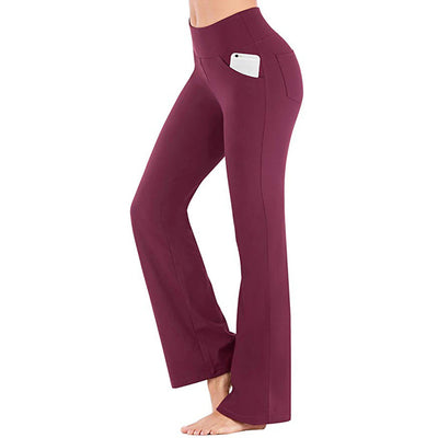 Suzzie Flare - Überkreuzte Yoga Leggings