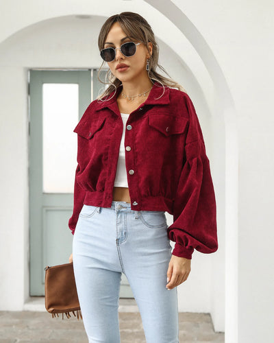 Novele - Kurze Jacke mit Laternenärmeln