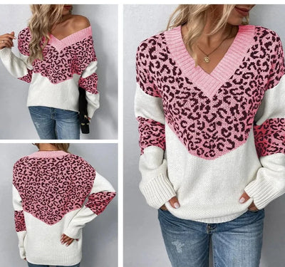 Kesier - Pullover mit Leopardenmuster