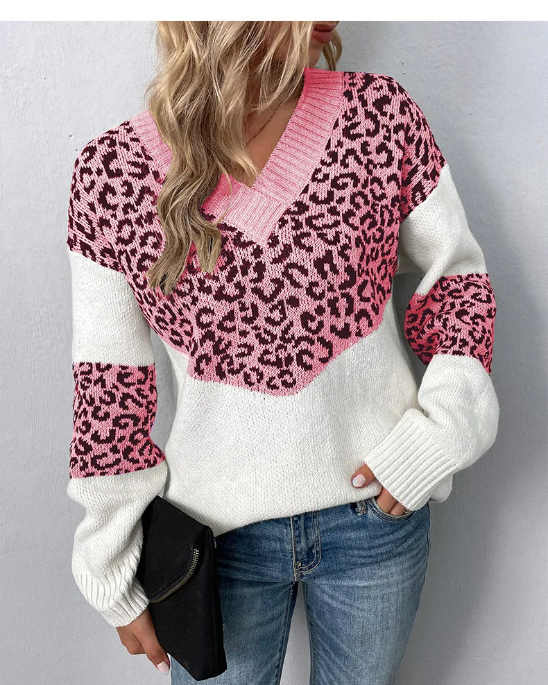 Kesier - Pullover mit Leopardenmuster