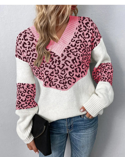 Kesier - Pullover mit Leopardenmuster