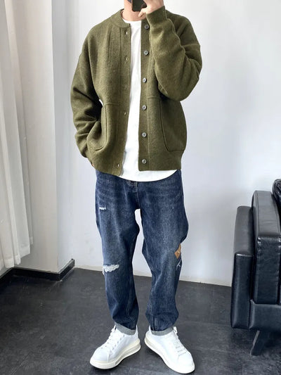 Ayle - Streetwear-Strickjacke für Männer