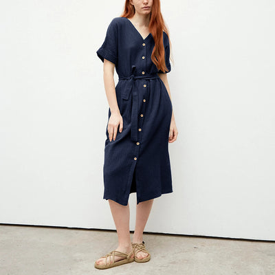 Famm Z - Sommerkleid mit V-Ausschnitt