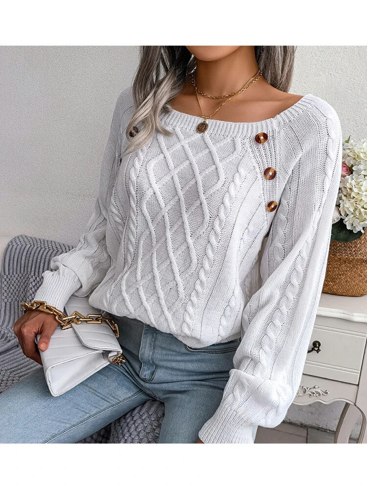 Rigatoni - Lockerer Pullover für Frauen