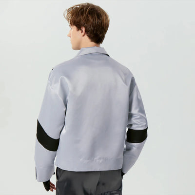 Jilmax - Satinjacke für Männer