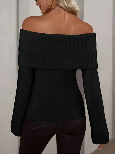 Araden - Schulterfreier Pullover für Frauen