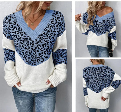 Kesier - Pullover mit Leopardenmuster