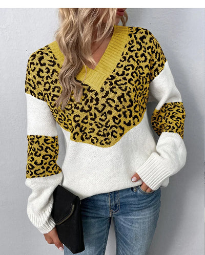 Kesier - Pullover mit Leopardenmuster