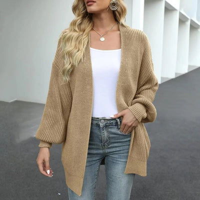 Zaqra - Gestrickte Strickjacke für Frauen