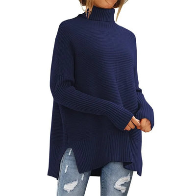 Mithila - Pullover mit hohem Kragen für Frauen