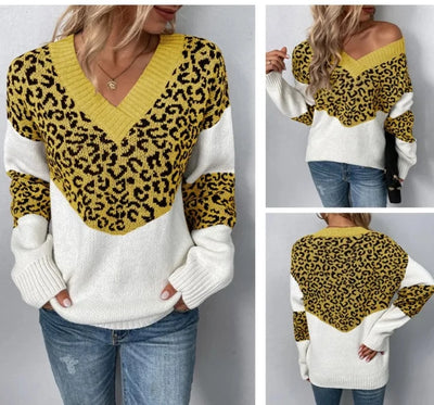 Kesier - Pullover mit Leopardenmuster