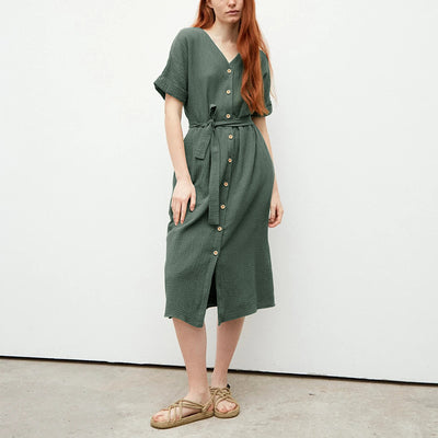 Famm Z - Sommerkleid mit V-Ausschnitt