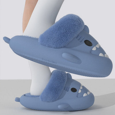 Sharkwin - Pelzige Haifischpantoffeln