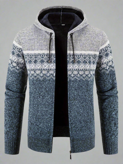 Delivor - Herren Winter Fleece Strickjacke