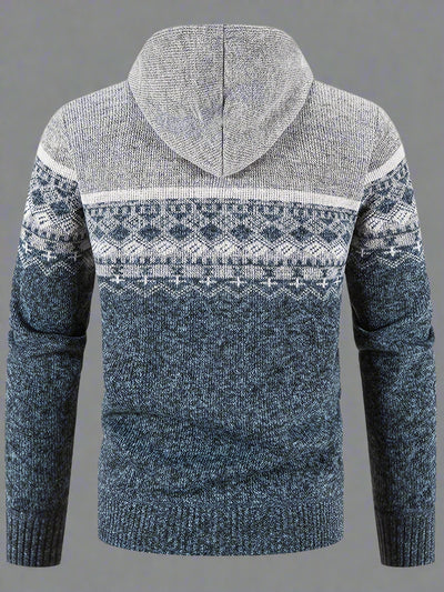 Delivor - Herren Winter Fleece Strickjacke