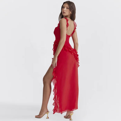Leeve - Elegantes Split-Kleid