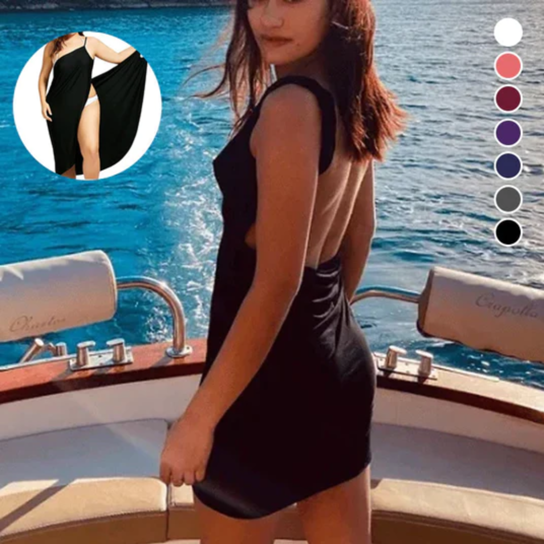 BambooWrap - Rückenfreies Strandkleid