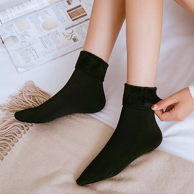 CozyFeetex - Samtige Thermowollsocken