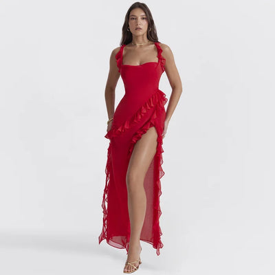Leeve - Elegantes Split-Kleid