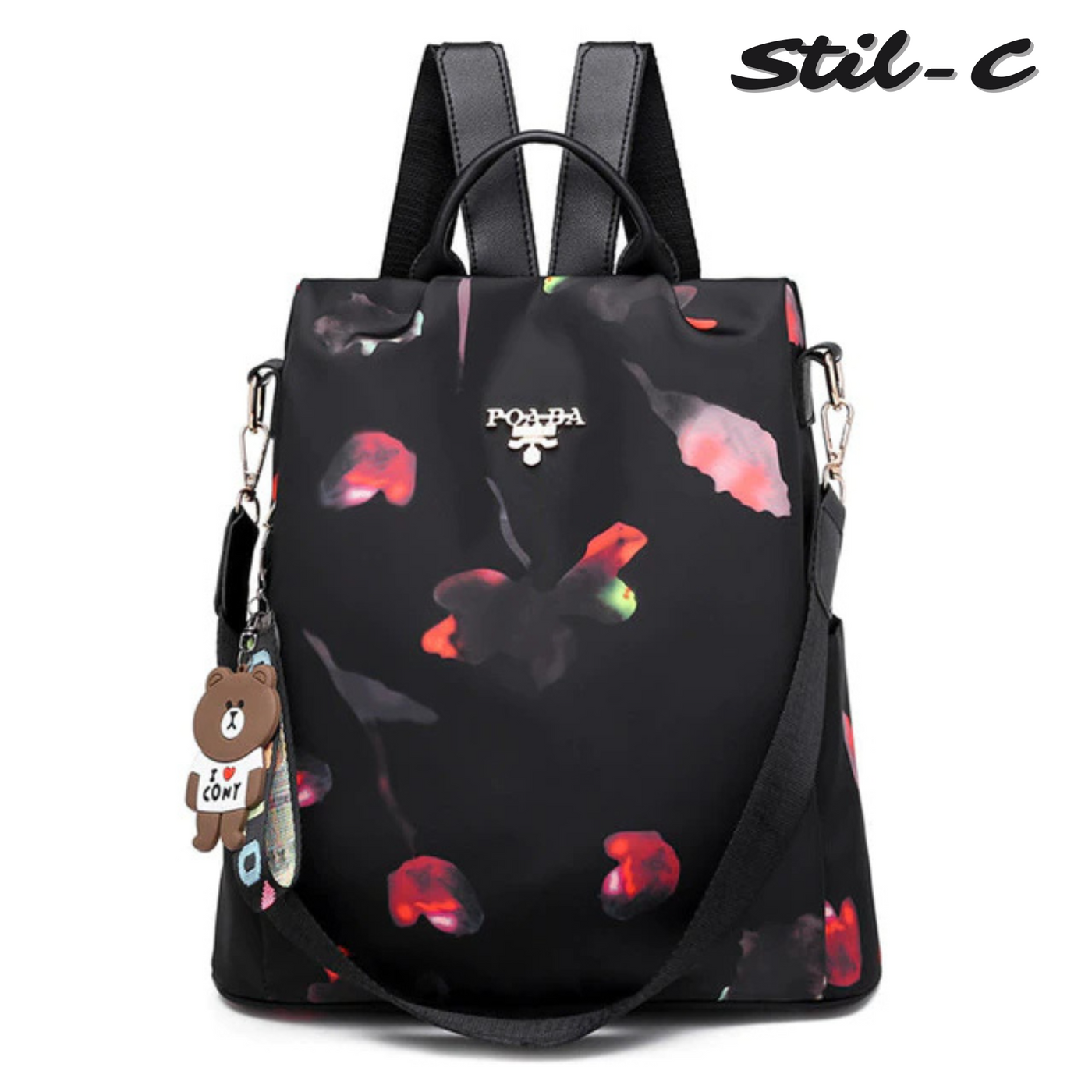 Poaba Bag I Anti-Diebstahl-Rucksack für Damen