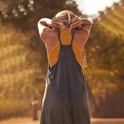 UrbanEase - Frauen Baggy Jumpsuit